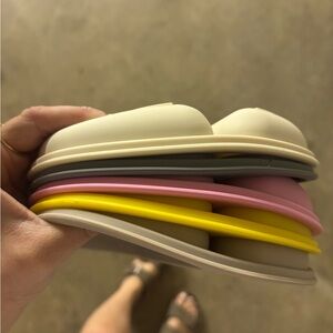 5 silicone Divided kids Plates